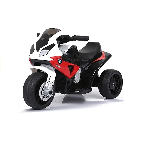 BMW red motorcycle
