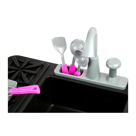 Stove and sink with accessories Household appliances, kitchens