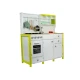 Wooden Kitchen for Children Green and White Paula Opening Elements