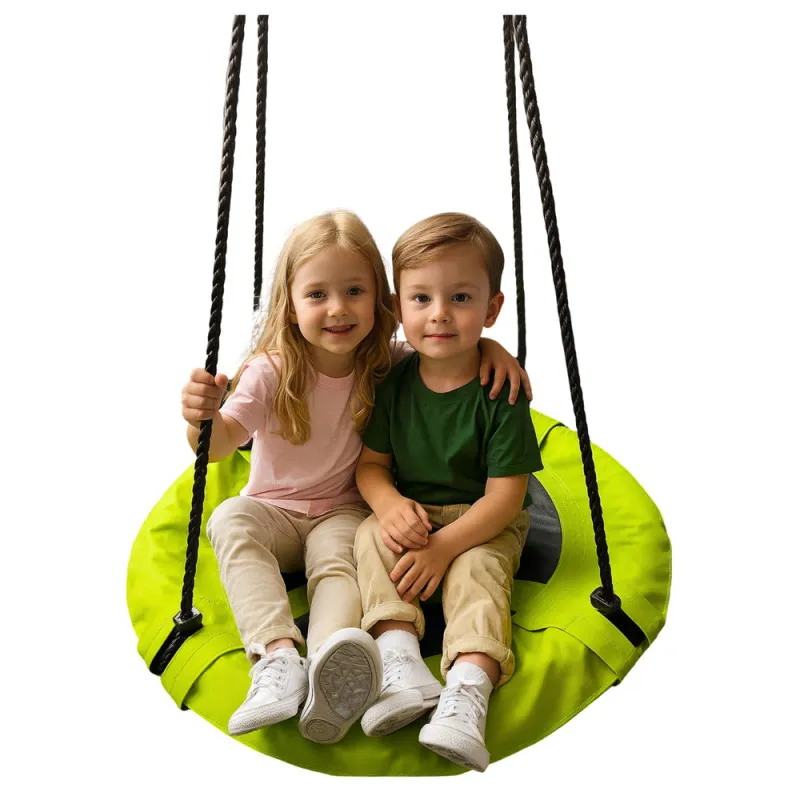 Zaļas dārza šūpoles bērniem, 60 cm