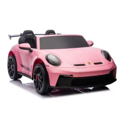 DK-P911 Porsche GT3 rozā ar akumulatoru darbināms braucamais auto