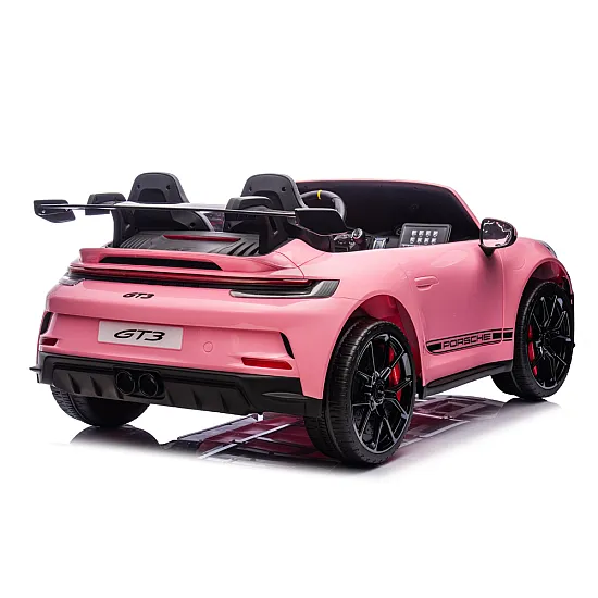 DK-P911 Porsche GT3 rozā ar akumulatoru darbināms braucamais auto