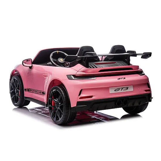 DK-P911 Porsche GT3 rozā ar akumulatoru darbināms braucamais auto