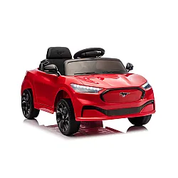 Red Ford Mustang Mach-E electric car