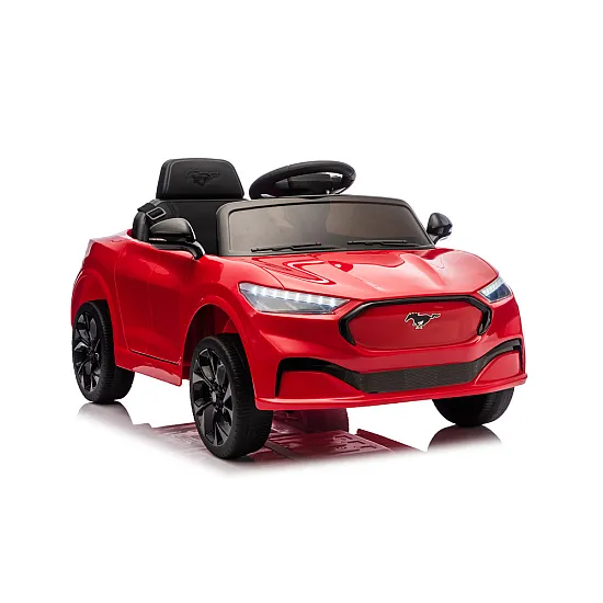 Red Ford Mustang Mach-E electric car Electric machines for children