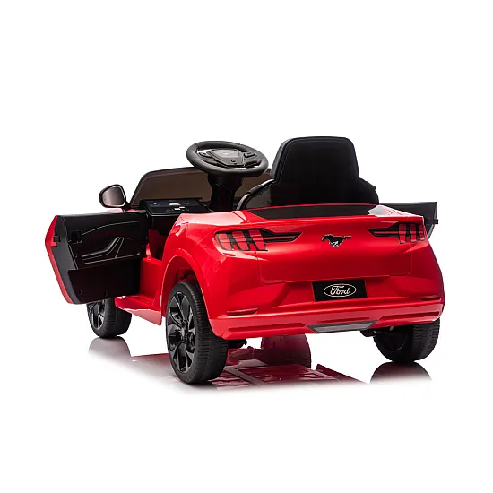 Red Ford Mustang Mach-E electric car Electric machines for children