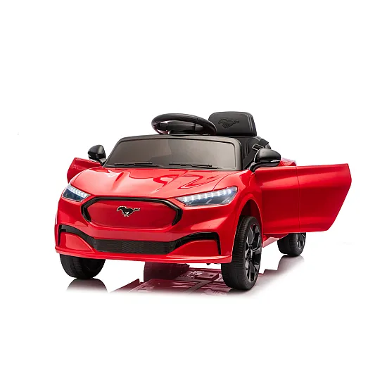 Red Ford Mustang Mach-E electric car Electric machines for children