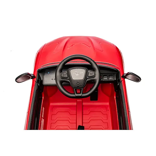 Red Ford Mustang Mach-E electric car Electric machines for children