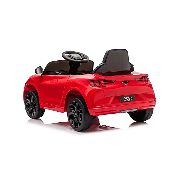 Red Ford Mustang Mach-E electric car Electric machines for children