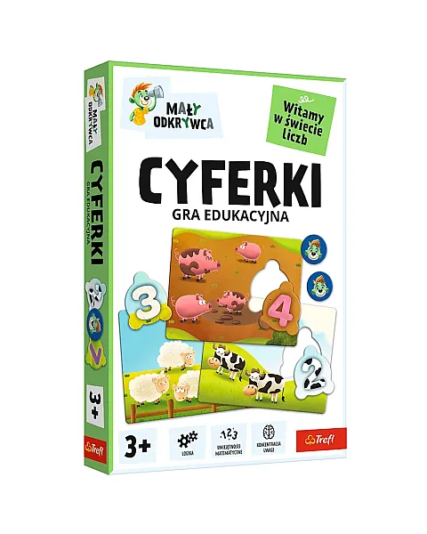 Izglītojoša spēle bērniem Numbers Little Explorer Trefl 02810