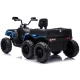 Zils ATV kvadricikls 6 riteņi ar piekabi JC606 24V 4x4 Elektriskās mašīnas bērniem