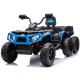 Zils ATV kvadricikls 6 riteņi ar piekabi JC606 24V 4x4 Elektriskās mašīnas bērniem