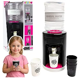 Toy pink water dispenser with lights and sounds