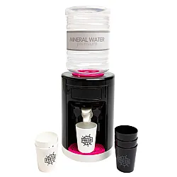 Toy pink water dispenser with lights and sounds