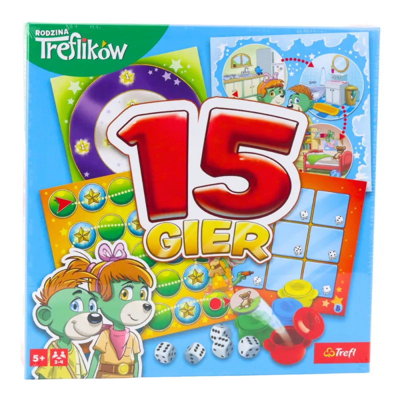 15 Galda spēles Trefl 02823 Galda un sporta spēles