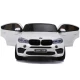 Balts BMW X6M ar akumulatoru darbināms automobilis Automašīnas