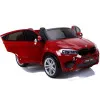 Sarkans BMW X6M ar akumulatoru darbināms automobilis Automašīnas