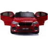 Sarkans BMW X6M ar akumulatoru darbināms automobilis Automašīnas