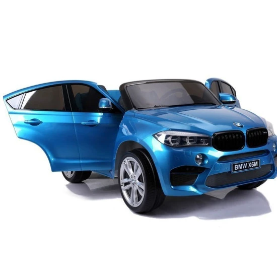 Zils BMW X6M ar akumulatoru darbināms automobilis Automašīnas