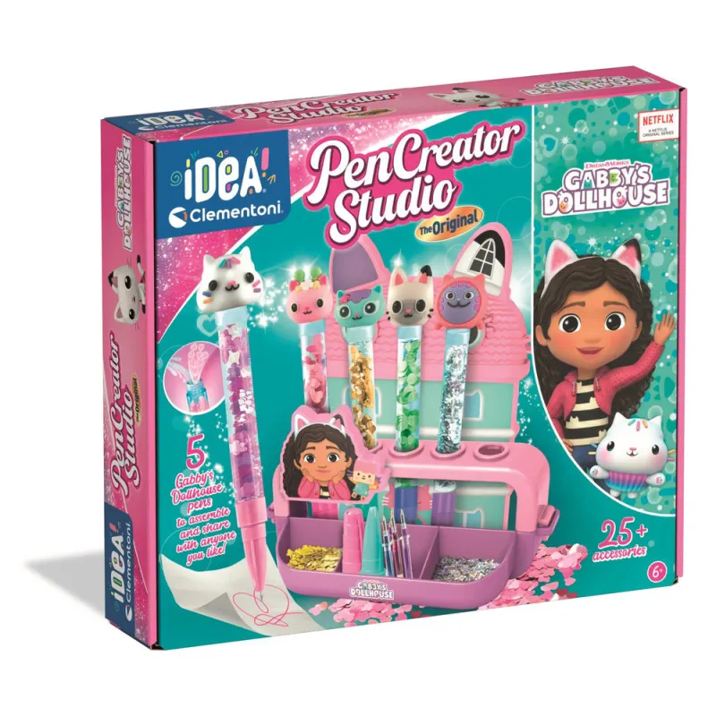 „Idea Art Pen Factory“ sērija „Gabby’s Dollhouse Edition“ Clementoni 18214