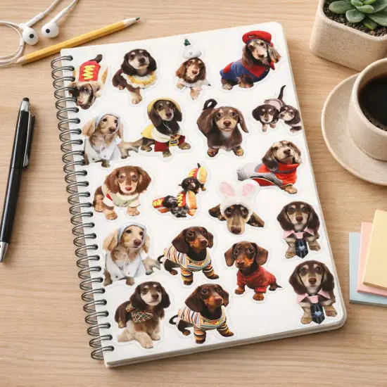 Spaniels uzlīmju komplekts 50 gab. Nelieli kancelejas piederumi