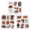 Puppy uzlīmju komplekts 54 gab. Nelieli kancelejas piederumi