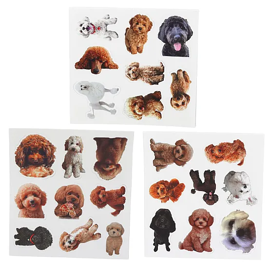 Puppy uzlīmju komplekts 54 gab. Nelieli kancelejas piederumi