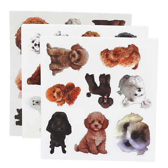 Puppy uzlīmju komplekts 54 gab. Nelieli kancelejas piederumi