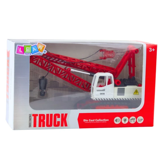 Crawler Crane Truss Light Adjustment Sounds Metal