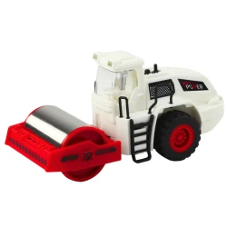 Ceļu veltnis Būvniecība Metāla rotējošais veltnis Gaismas skaņas