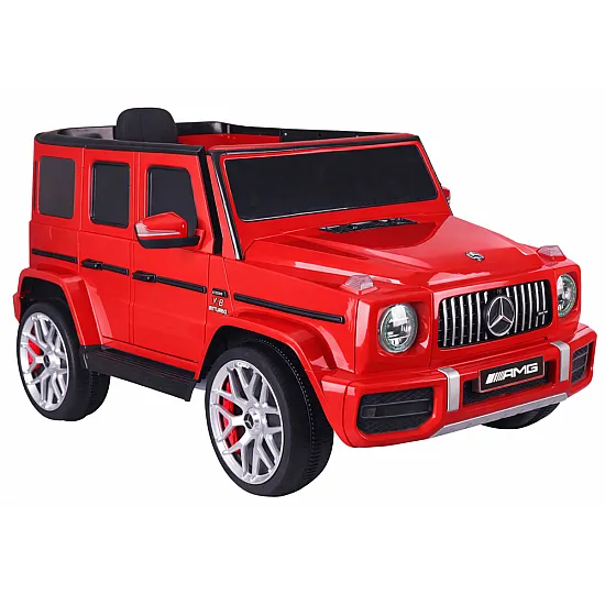 Sarkans elektromobilis Mercedes G63 S306-1 Elektriskās mašīnas bērniem