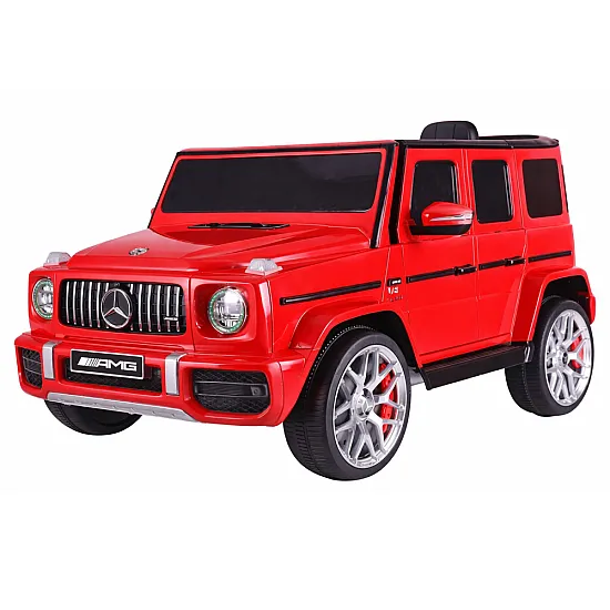 Sarkans elektromobilis Mercedes G63 S306-1 Elektriskās mašīnas bērniem