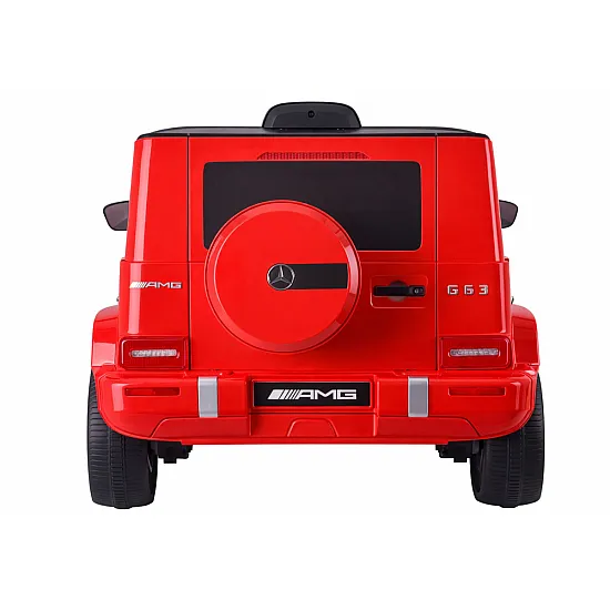 Sarkans elektromobilis Mercedes G63 S306-1 Elektriskās mašīnas bērniem
