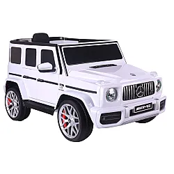 Balts elektromobilis Mercedes G63 S306-1