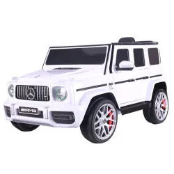 Balts elektromobilis Mercedes G63 S306-1