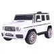 Balts elektromobilis Mercedes G63 S306-1 Elektriskās mašīnas bērniem