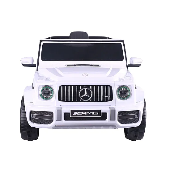 Balts elektromobilis Mercedes G63 S306-1 Elektriskās mašīnas bērniem