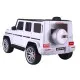 Balts elektromobilis Mercedes G63 S306-1 Elektriskās mašīnas bērniem