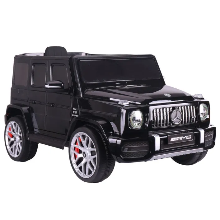 Melna elektriskā automašīna bērniem Mercedes G63 S306-1 Elektriskās mašīnas bērniem
