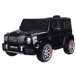 Melna elektriskā automašīna bērniem Mercedes G63 S306-1