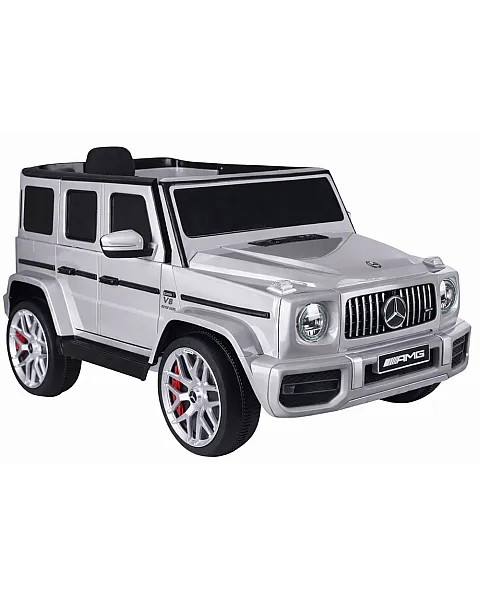 Mercedes G63 S306-1 sudraba krāsas elektromobilis