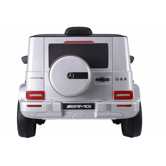 Mercedes G63 S306-1 sudraba krāsas elektromobilis Elektriskās mašīnas bērniem