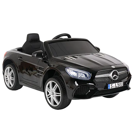 Melns elektromobilis Mercedes SL500 S506 Elektriskās mašīnas bērniem