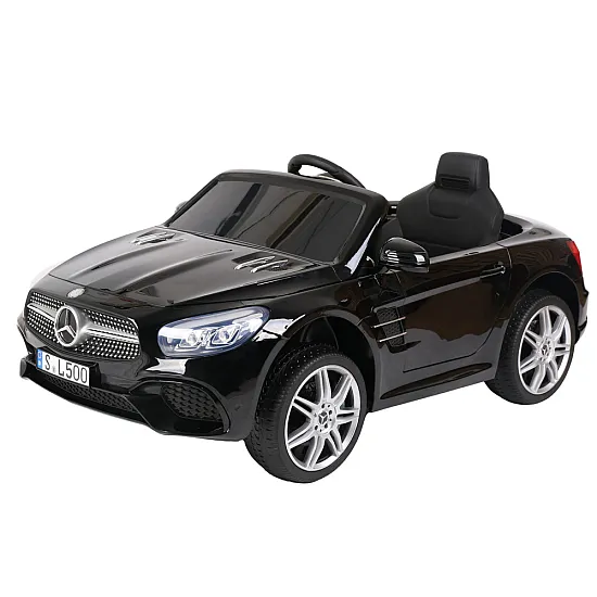 Melns elektromobilis Mercedes SL500 S506 Elektriskās mašīnas bērniem