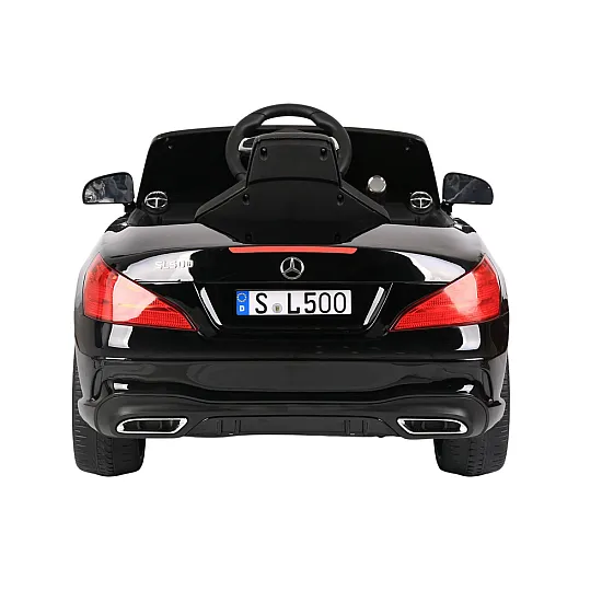 Melns elektromobilis Mercedes SL500 S506 Elektriskās mašīnas bērniem