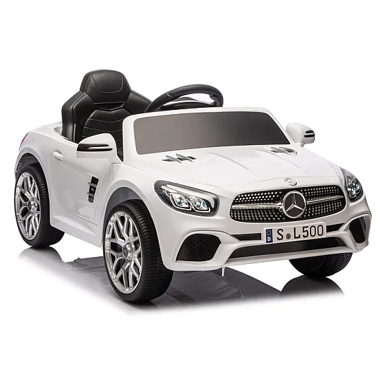 Biały samochód elektryczny Mercedes SL500 S506 Maszyny elektryczne dla dzieci