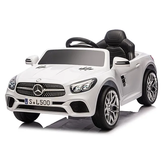 Biały samochód elektryczny Mercedes SL500 S506 Maszyny elektryczne dla dzieci