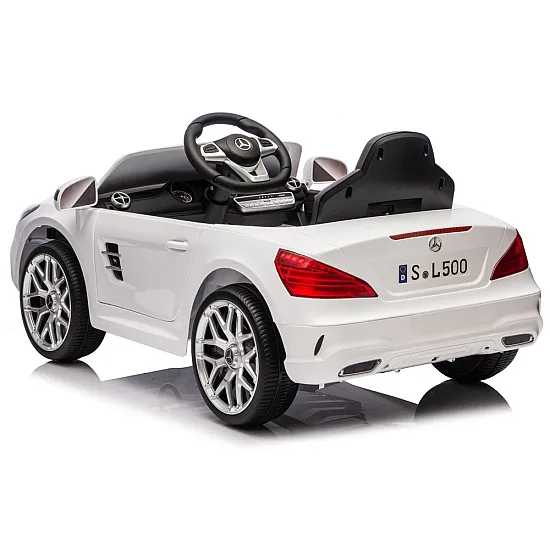 Biały samochód elektryczny Mercedes SL500 S506 Maszyny elektryczne dla dzieci