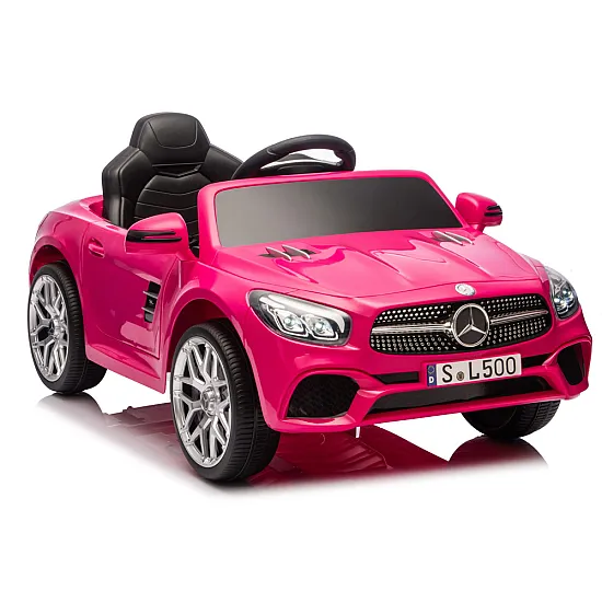 Różowy samochód elektryczny Mercedes SL500 S506 Maszyny elektryczne dla dzieci
