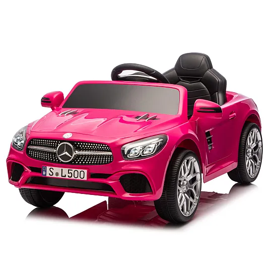 Różowy samochód elektryczny Mercedes SL500 S506 Maszyny elektryczne dla dzieci